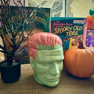 Frankenstein Ceramic Cookie Candy Jar Halloween Target Bullseye Playground 2024